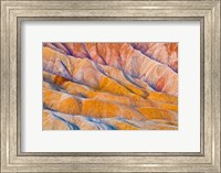 Eroded Hills Below Zabriskie Point Fine Art Print
