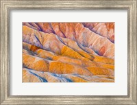 Eroded Hills Below Zabriskie Point Fine Art Print
