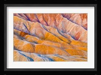 Eroded Hills Below Zabriskie Point Fine Art Print