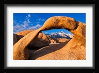 Dawn's Light Through The Mobius Arch Fine Art Print