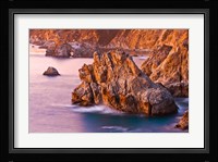 Evening Light On The Big Sur Coast Fine Art Print