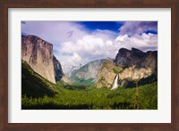 Panoramic View Of Yosemite Valley Fine Art Print