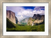 Panoramic View Of Yosemite Valley Fine Art Print