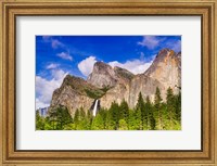 Bridalveil Fall And The Leaning Tower Fine Art Print