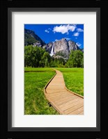Boardwalk Headed To Yosemite Falls Fine Art Print
