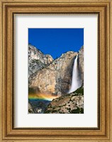 Moonbow And Starry Sky Over Yosemite Falls, California Fine Art Print