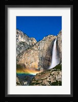 Moonbow And Starry Sky Over Yosemite Falls, California Fine Art Print