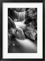 Cascade On Hare Creek (BW) Fine Art Print