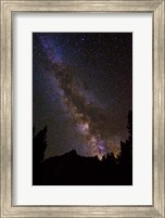 The Milky Way Over The Palisades Fine Art Print