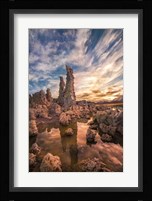 Tufas At Sunset On Mono Lake Fine Art Print