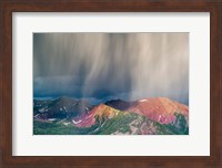 Storm Moving Over Mountains Near Crested Butte, Colorado Fine Art Print