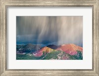 Storm Moving Over Mountains Near Crested Butte, Colorado Fine Art Print