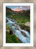 Rocky Mountain Sunset In The American Basin Fine Art Print