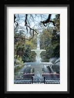 Fountain In Forsyth Park, Savannah, Georgia Fine Art Print