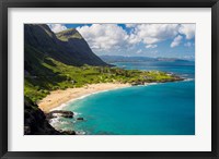 Makapuu Beach, East Oahu, Hawaii Framed Print