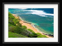 Larsen's Beach, North Shore, Island Of Kauai, Hawaii Framed Print