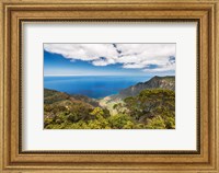 Landscape View From Kalalau Lookout, Hawaii Fine Art Print