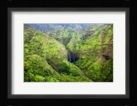 Waterfalls Of Kauai, Hawaii Fine Art Print