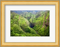 Waterfalls Of Kauai, Hawaii Fine Art Print