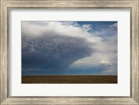 Storm Cell Forms Over Prairie, Kansas Fine Art Print