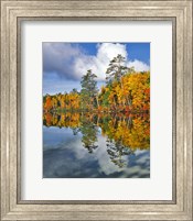 Autumn Scene Of Upper Togue Pond, Maine Fine Art Print