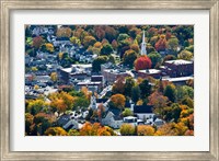 Autumn In Camden Harbor, Maine Fine Art Print