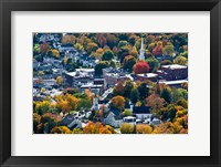 Autumn In Camden Harbor, Maine Fine Art Print