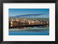 Western Avenue Bridge And Kennebec River, Maine Fine Art Print