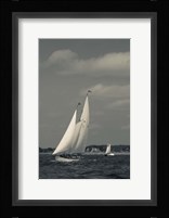 Annual Schooner Festival, Gloucester (BW) Fine Art Print