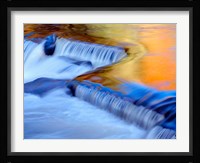 Water Reflecting Fall Foliage, Ontonagon River Fine Art Print