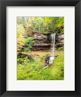 Munising Falls In Autumn, Michigan Fine Art Print