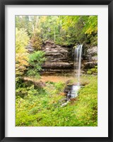 Munising Falls In Autumn, Michigan Fine Art Print