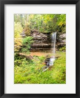 Munising Falls In Autumn, Michigan Fine Art Print