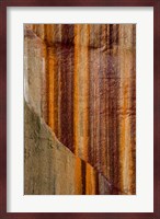 Mineral Seep Wall Detail Along Lake Superior Fine Art Print