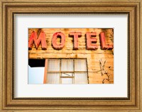 Old Motel Sign, Route 66 Fine Art Print