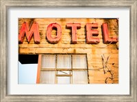 Old Motel Sign, Route 66 Fine Art Print