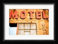 Old Motel Sign, Route 66 Fine Art Print