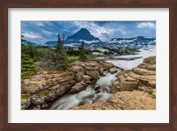 Snowmelt Stream In Glacier National Park, Montana Fine Art Print
