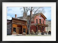 An 1862 Gold Rush Town In Bannack, Montana Fine Art Print