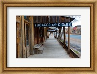 Tobacco Gold Rush Store In Virginia City, Montana Fine Art Print