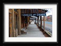 Tobacco Gold Rush Store In Virginia City, Montana Fine Art Print