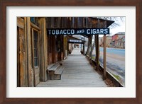 Tobacco Gold Rush Store In Virginia City, Montana Fine Art Print