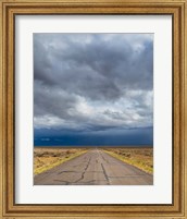 Road Into Approaching Storm, Nevada Fine Art Print