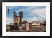 Detail Of Historic Railroad Station, Nevada Fine Art Print