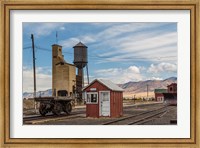 Detail Of Historic Railroad Station, Nevada Fine Art Print