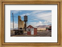 Detail Of Historic Railroad Station, Nevada Fine Art Print