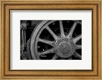Rusted Train Wheel, Nevada (BW) Fine Art Print