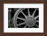 Rusted Train Wheel, Nevada (BW) Fine Art Print