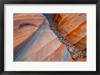 Designs Of A Small Canyon On The White Dome Trail Fine Art Print