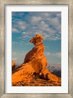 Sunset On Balancing Rock, Nevada Fine Art Print